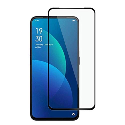Cassby Tempered Glass for Oppo Reno 10x Zoom Original Screen Protector 5D Curved Pack of 1 Oppo Reno 10x Zoom Screen Protector – Black