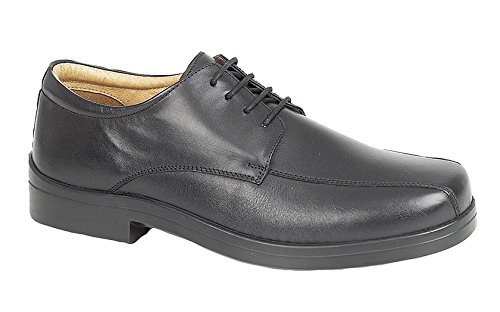 Image of ROAMERS XXX Extra Wide 4 Eye Tramline Gibson Leather Quarter Lining & Sock Mens UK 12