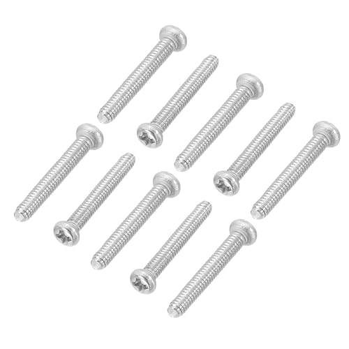 PATIKIL Phillips Pan Head Screws, 60 Pack M2-0.4 x 16mm 304 Stainless Steel 18-8 Full Thread, Pan Head Machine Phillips Drive Screw