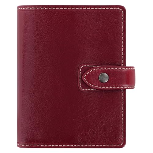 Filofax Malden Pocket Leather Organiser - Burgundy