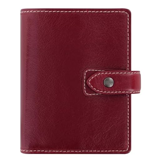 Filofax Organizer Malden Pocket Organiser Burgundy 2026