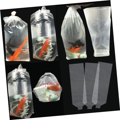 NAMOARLY 25 Unidades sacos transparentes peixes para transporte bolsa de palha bolsa transparente aq