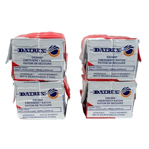 Datrex Emergency Survival 2400 Calorie Food Ration Bars (Pack of 10), 120 Bars