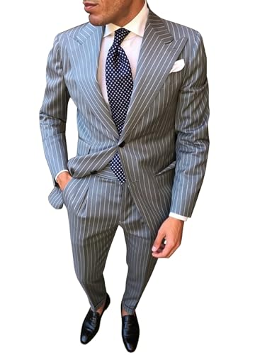 Blazer costume pour homme à rayures idéal pour vos soirées et mariages