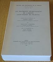 Les Documents Necrologiques de l'Abbaye Saint-Pierre de Solignac 2877546055 Book Cover