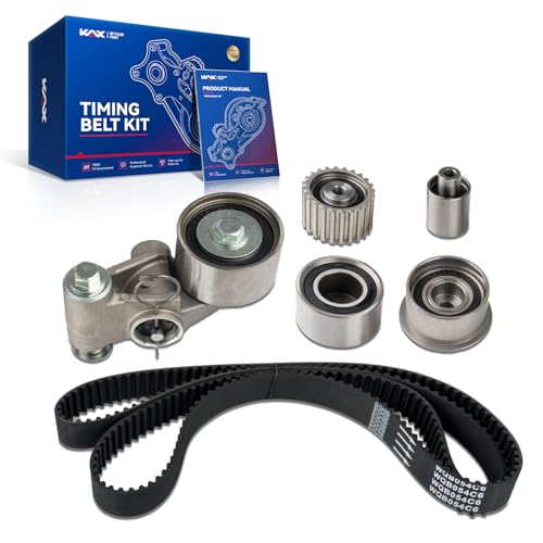 KAX Timing Belt Kit for Subaru Forester 1999-2010, Outback 2010-2012, Impreza 1999-2011, Legacy 1999 2010-2012, Saab 9-2X 2005 2.5L, OE# 13028-AA231, 13033AA042, 13073AA190, 13073-AA230, 13073AA142
