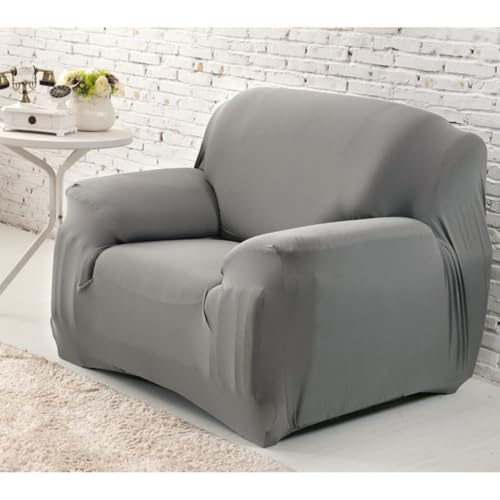 Housse de fauteuil extensible antidérapante polyester protège canapé - 7