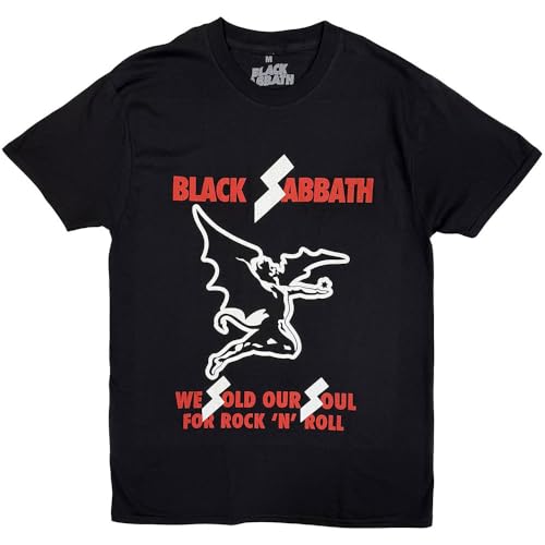 Image of Black Sabbath Men's Sold Our Soul T - Shirts, Black, XX-Large