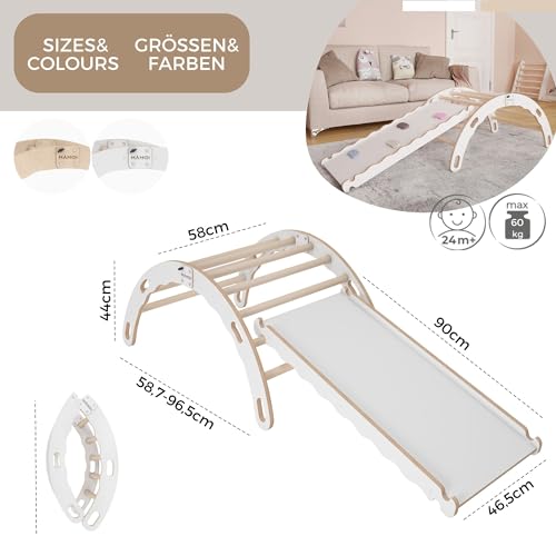 MAMOI® Arrampicata per bambini in legno naturale