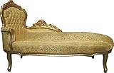 Color: Patrón Oro / Oro Casa Padrino Modelo Barroco Chaise Oro/Oro - Muebles barrocos
