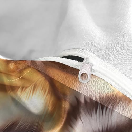 Parure de lit raton laveur en microfibre douce pour lit simple - 8