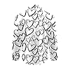Men's Valentine's Day Gift Long Sleeve Button Down Shirt Heart Print Fashion Casual Shirt for Men Stylish Top Ideal Valentine's Day PresentDaily Wear and Holiday Gatherings #4