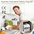 Electric Tank Water Heater, 4-Gallon Under Sink Instant Hot Water Tank?Equipped with Digital Temperature Display for RV, Camper, Kitchen, Food Truck?Wall or Floor Mounted, Grey