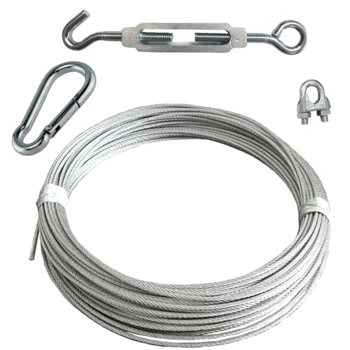 Select 70' Cable Kit (Cables, Carabiners, 3 Turnbuckles)