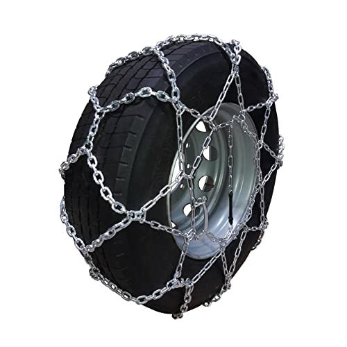 DQ-PP SCHNEEKETTEN für LKW | ÖNORM V5119 konform | 2 Stück | Felgengröße: 22,5 | Reifengröße: 315/80x22.5 | Autokette Sicherheitsketten Anfahrhilfe Reifen | Auto Fahrzeug Truck