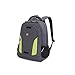 Swiss Gear SA6907 Laptop Computer Tablet Notebook Backpack - for School, Travel, Carry On Luggage, Women, Men, Student, Professional Use – Grey / Green, 19 Inches