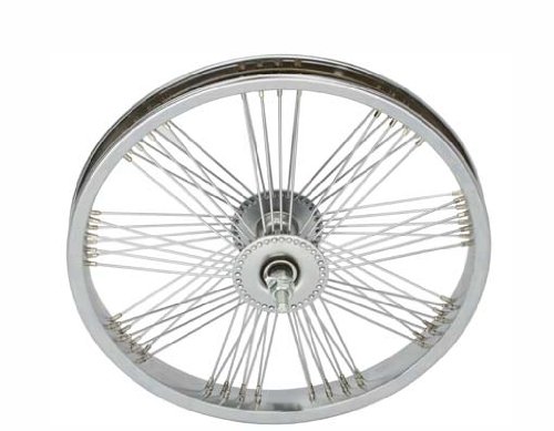 Lowrider 16" Fan 72 Spoke Front Wheel 14G Chrome. Bicycle Wheel, Bike Wheel, Bike Wheel, Bicycle Wheel, Chopper, Cuiser, Bike Part, Bicycle Part #TOP15