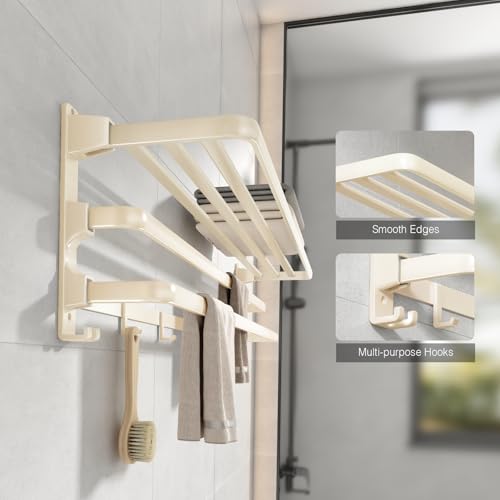 Porte-serviettes pliable VOLDRA la solution gain de place pour optimiser les petits espaces - 4