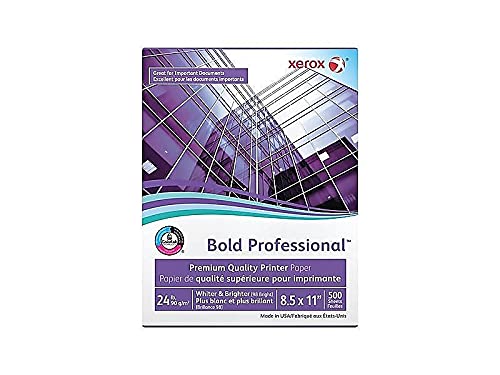 Xerox 3R13038 Bold Professional Quality Paper, 98 Bright, 8 1/2 X 11, White, 500 Sheets/Rm (Xer3R13038) #TOP1