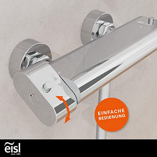 Duschthermostat EISL Carneo Chrom mit Sicherheitssperre