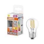 LEDVANCE – Osram LED-Lampen, Klassische Miniballform, Dimmbar, Glass, W