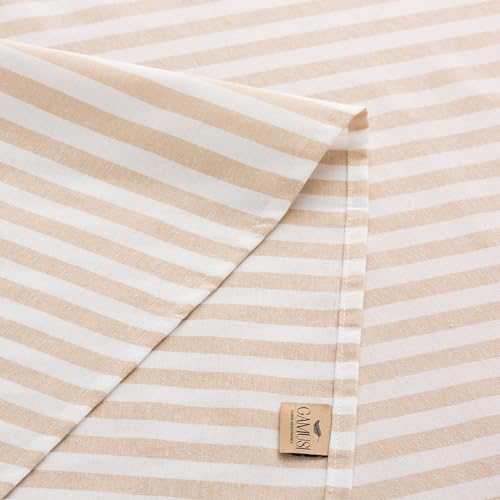 Nappe imperméable coton contre les taches de table beige