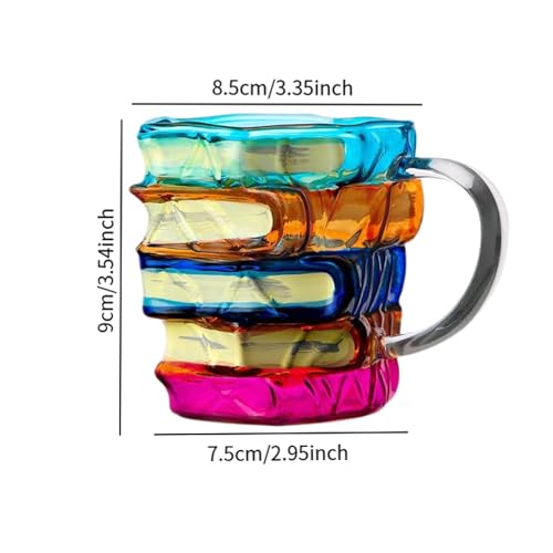 Image of Painted Book Mug Novelty Unique Coffee Mug for Writer Librarians Book Lovers | Ceramic Mug | Coffee Mug | Tea Mug