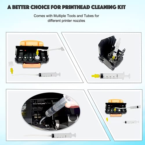 Ngoodiez Printhead Cleaning Kit For Any Dtf Printer/Dtg Printer - Universal Printhead Cleaner Kit For Printer Nozzle - Printer Cleaning Kit For Direct Transfer Film Printers (100Ml Solution) #TOP7