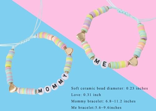 First Day of Kindergarten Bracelet, Mommy and Me Bracelet Set for 2 First Day of School Gifts Back to Schoo for Boys Girls and Mommy4