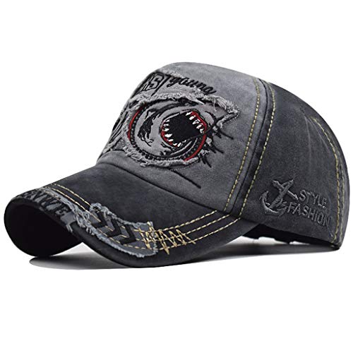CheChury Cappellini con Visiera Uomo Vintage Cappellino Ricamo Unisex Baseball Cappellino Distressed Cappello Ciclismo Running Donna Baseball cap