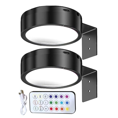 Luz Para Cuadros: Juego De Lámparas Artísticas Inalámbricas Montadas En La Pared, Barra Luminosa Con Acento Remoto Táctil, Iluminación Decorativa De Ajustable | Galería De Estudio Destacada Para