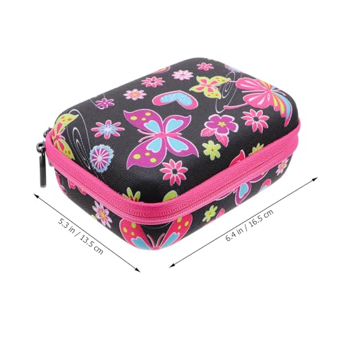 Caja de almacenamiento de EVA rojo para organizar 15 compartimentos de bordado de gemas 3
