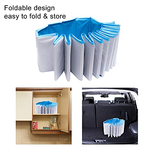 Tidyon Dog Pool Large Foldable Collapsible Dog Pool Plastic Pool Portable Dog Swimming Pool Plastic Kiddie Pool For Kids Dogs In Summer (Xxl 63") #TOP2