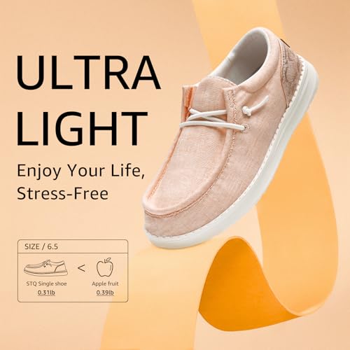 Image of STQ Women's Orthopedic Loafers丨Lightweight Casual Boat Shoes for Plantar Fasciitis