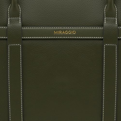 Image of Miraggio Julia 14 Inch Laptop Tote Bag For Women Office Use | Office Tote Bag With Padded Laptop Sleeve And Zipper Closure | Stylish Totes