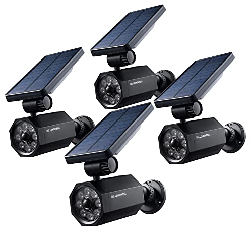 Bionic Spotlight Set of 4 by Bell+Howell LED Solar Outdoor Lights Solar Lights Spot Light with Motion Sensor Waterproof Landscape Spotlights for Patio, Yard, Garden Lighting As Seen On TV