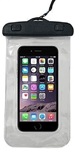 WebMedia TM Thermoplastic Polyurethane, Plastic Waterproof Dry Universal Mobile Cellphone Pouch Bag Cover for iPhone, Samsung, Pixel, Mi, Moto and the like up to 6.5 inches (Transparent)