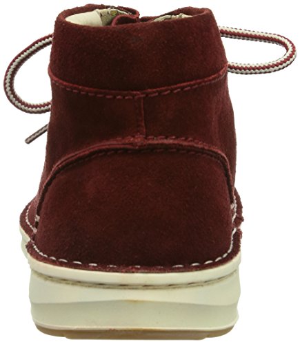 Birkenstock Pasadena High Barn Red Suede Sandals Regular Width3