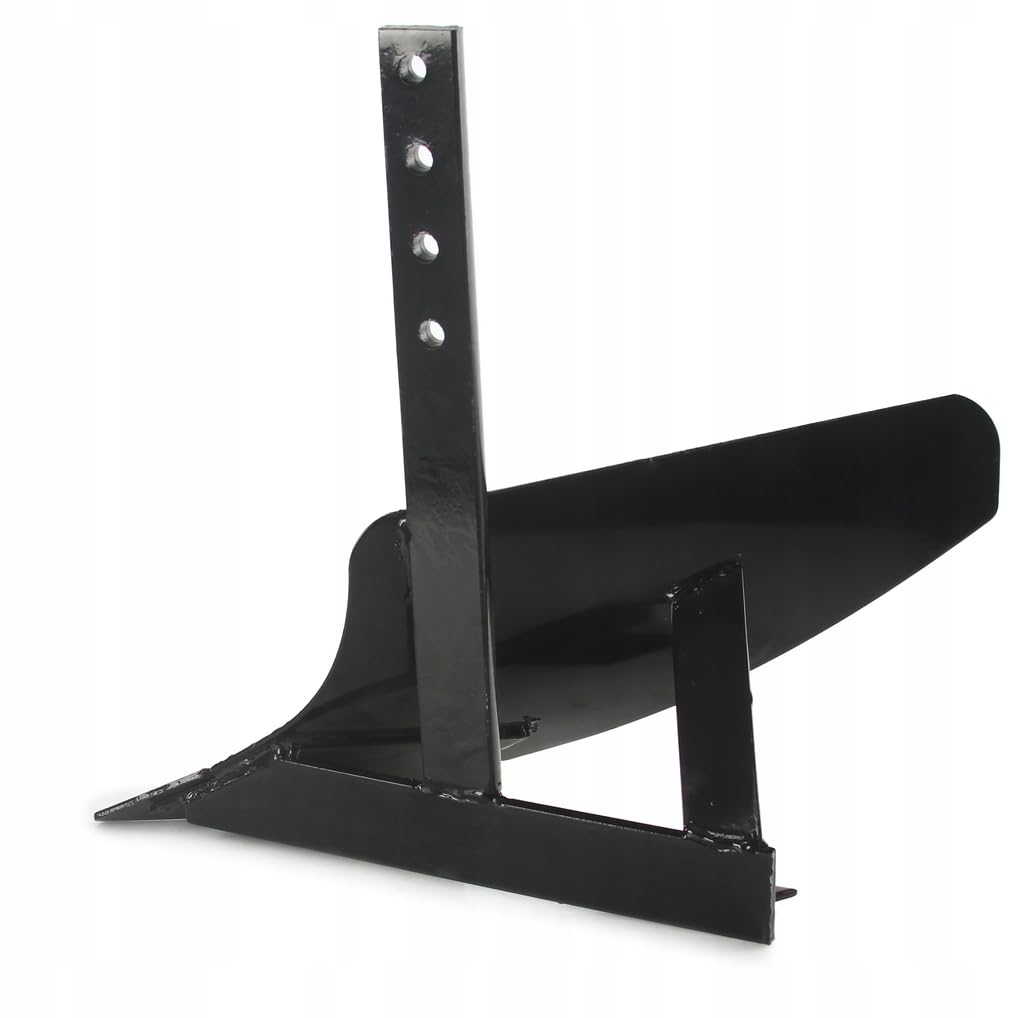 Arado con pala individual para motoazada motocultor | Altura total 42 cm | Longitud hoja 23 cm | Profundidad de trabajo 18-24 cm