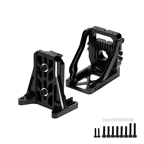 Palumma RC Motor Mount for TRAXXAS, Aluminum Alloy Front & Rear RC Motor Mount Bracket for Traxxas X-Maxx 6S 8S / XRT 8s Upgrades Part(black)