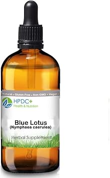 صبغة HPDC + Health & Nutrition Blue Lotus 100ml 3.38fl oz خالية من الكحول