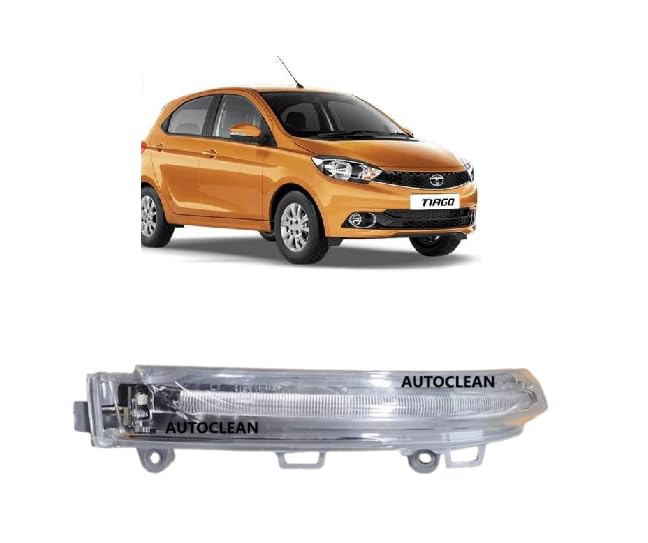 AutoClean Side Mirror Indicator Light/Turn Signal Light/LED For Tiago 2016 to 2019 (Right - Driver Side)-image-9