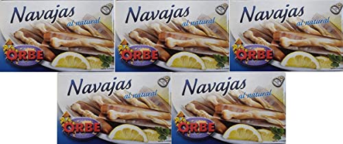 Navajas al natural Orbe 3-5 piezas OL-120 [PACK 5 LATAS]