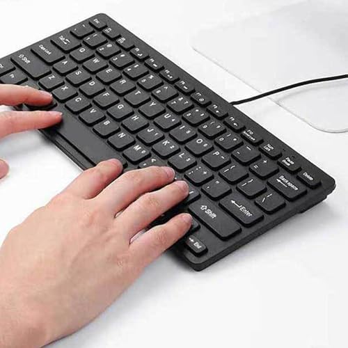 Clavier filaire compact USB mini clavier ultra fin pour optimiser le télétravail