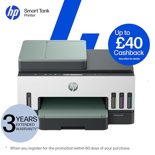 HP Smart Tank 7307 All in One Printer | Perfect for Home | Colour | Wireless | Print, Scan, Copy | Includes up to 3 Years of Ink | Refillable | Document Feeder | 2-Sided Printing | Easy Setup - Image 3