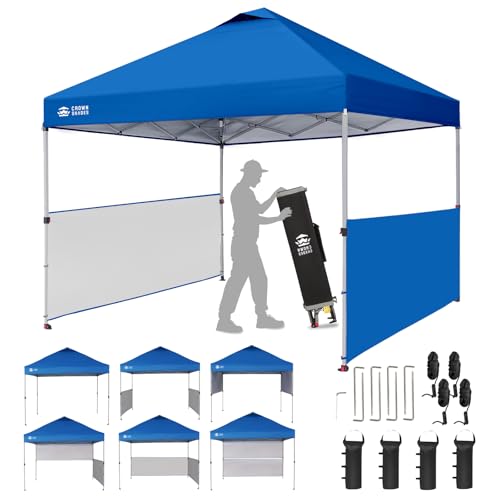 CROWN SHADES 10x10 Canopy Tent with Sidewalls