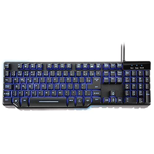 Teclado Gamer Warrior Razmig Sensibilidade Mec�nica LED - TC196