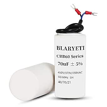 70uf X 440 VAC Run Capacitor, 50/60Hz, ±5% Tolerance – For Motors, AC Units, Fans