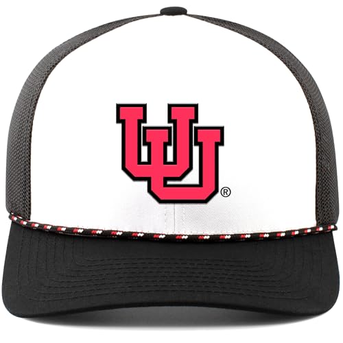 Pacific Headwear NCAA Utah Men's Trucker Snapback Braid Cap OS
