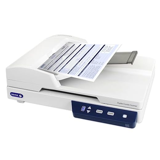 Xerox XD-COMBO Duplex Combo Flatbed Document Scanner for PC and Mac, Automatic Document Feeder (ADF)
